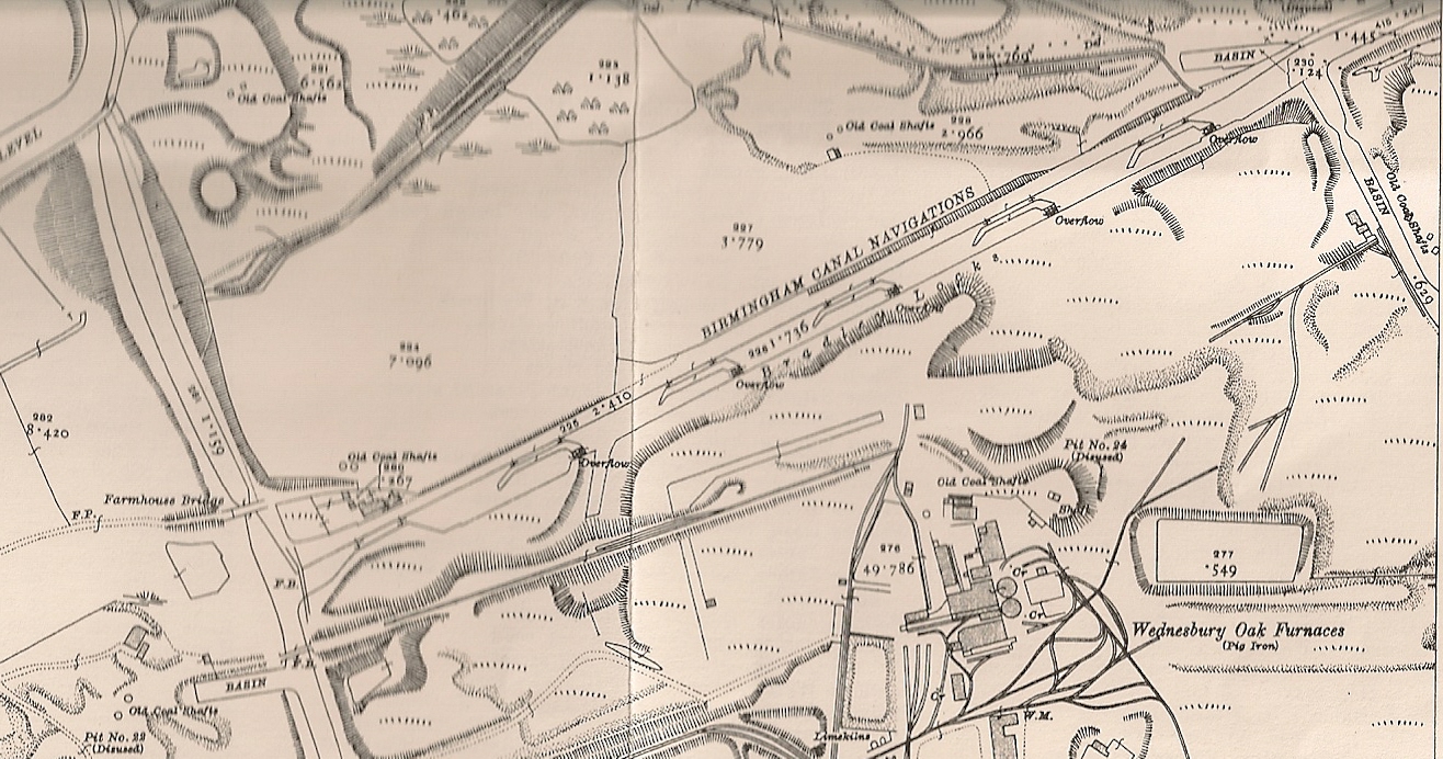 First Series Ordnance Survey Map of the Bradley Arm